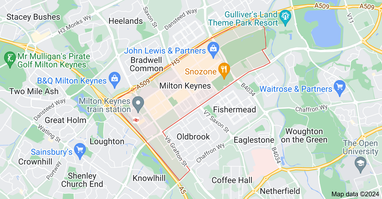 Locksmith Milton Keynes Map